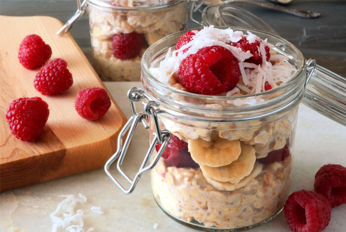 jar overnight oats