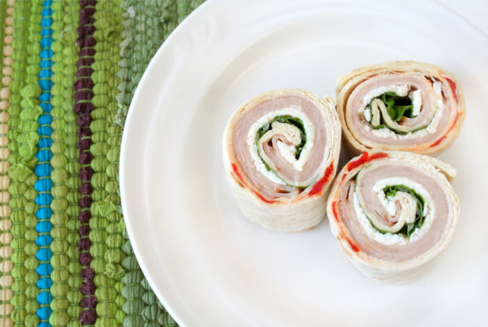 turkey provolone wrap