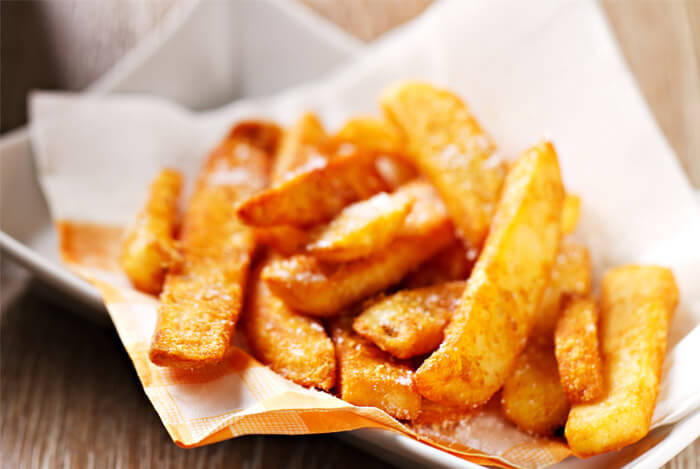 fried potato chips