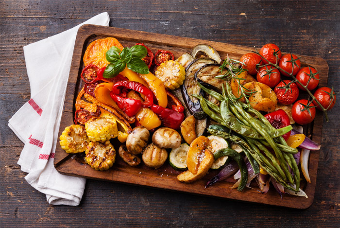 grilled vegetables