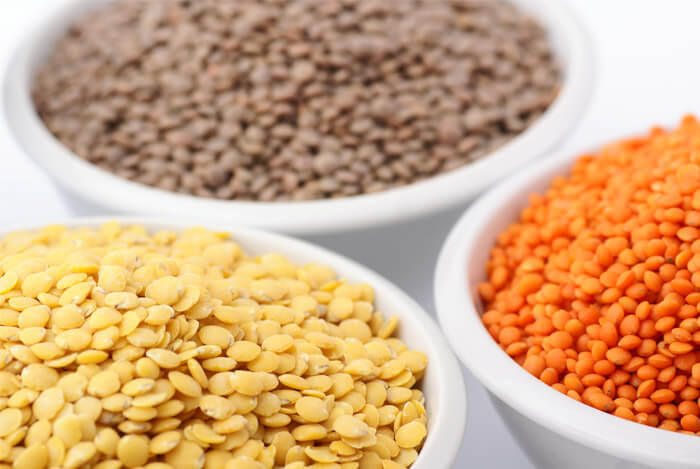 mixed lentils