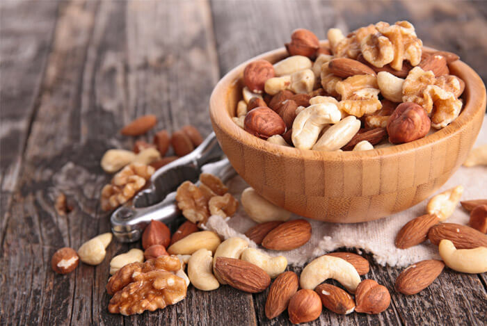 mixed nuts bowl