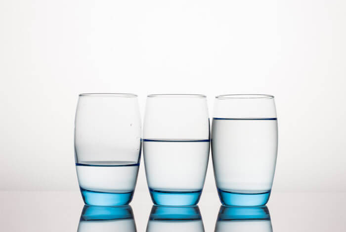 glasses of water