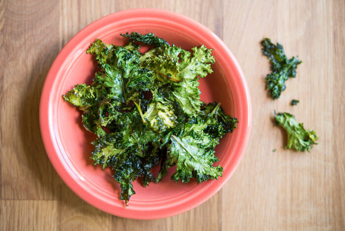 plate of kale