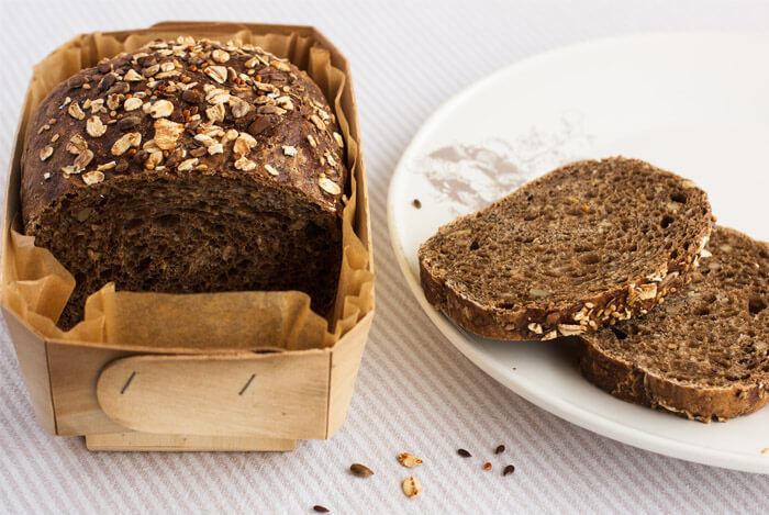 whole grain bread sliced loaf