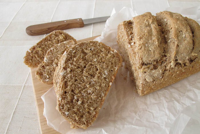 whole grain bread sliced