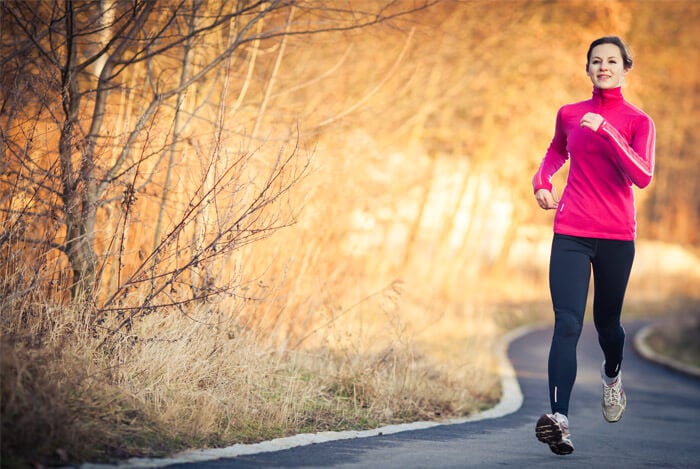 woman exercising jogging