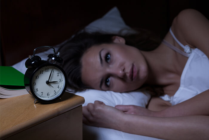 woman with insomnia