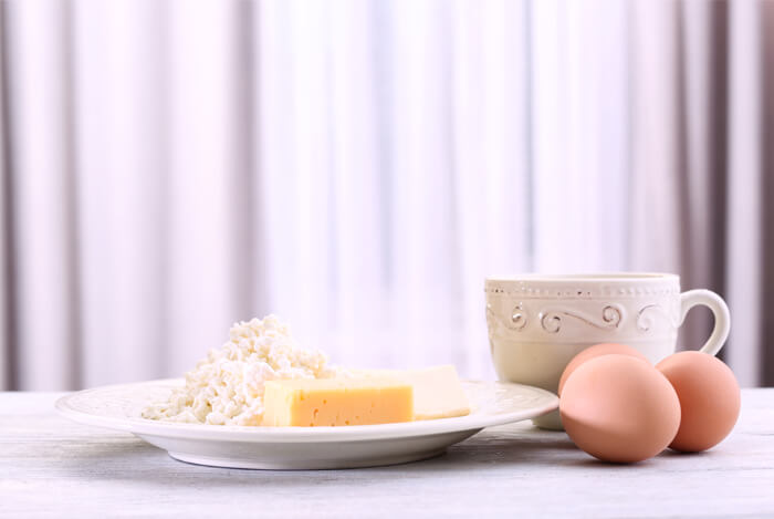 dairy eggs table