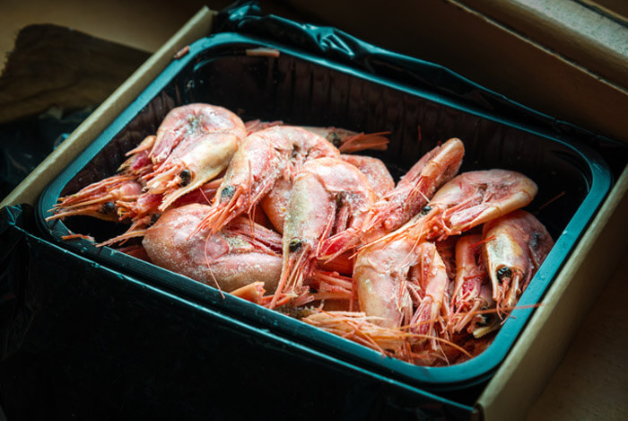 frozen shrimp