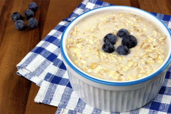 overnight oats bluebberies