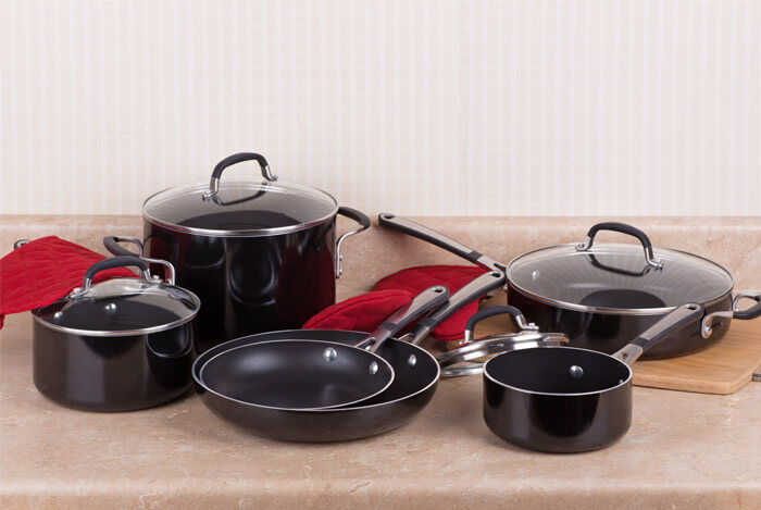 varying non stick pots pans