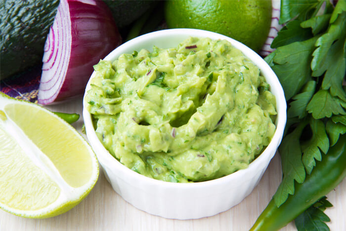 Kale Chips Guacamole