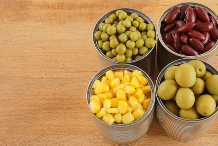 rinse canned food