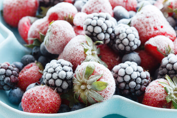 frozen berries