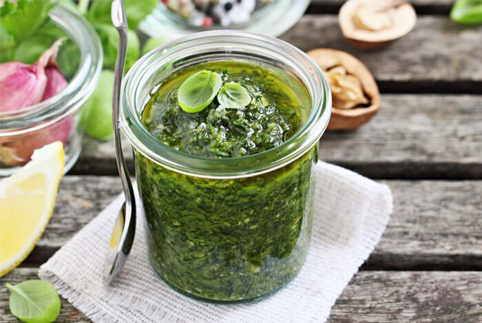 homemade pesto