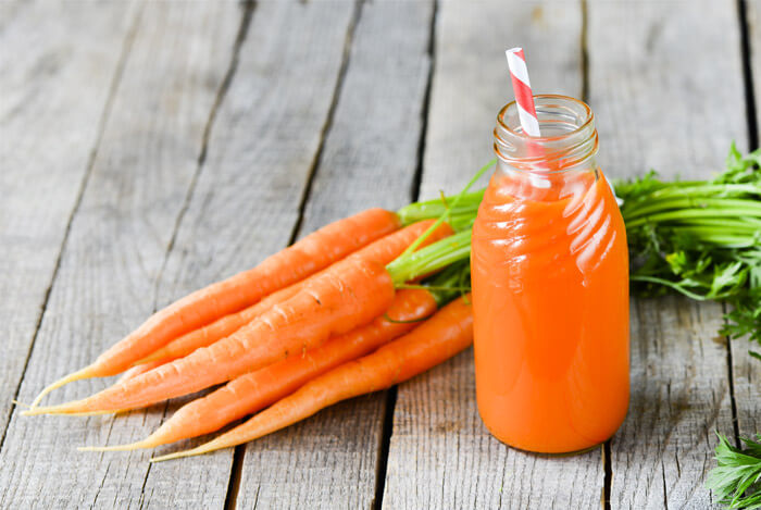 carrots juice bottle
