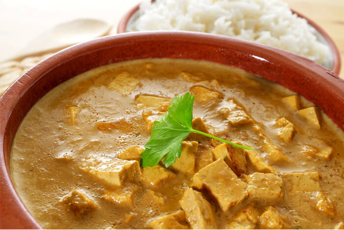 Tofu and Chickpea Curry