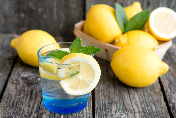 lemon water