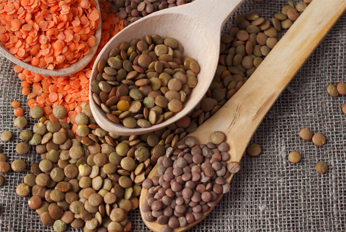 types of lentils