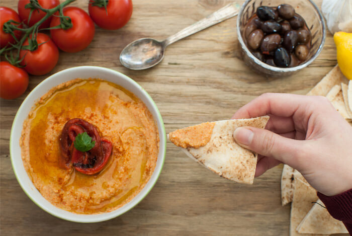 Spicy Red Lentil Chipotle Hummus