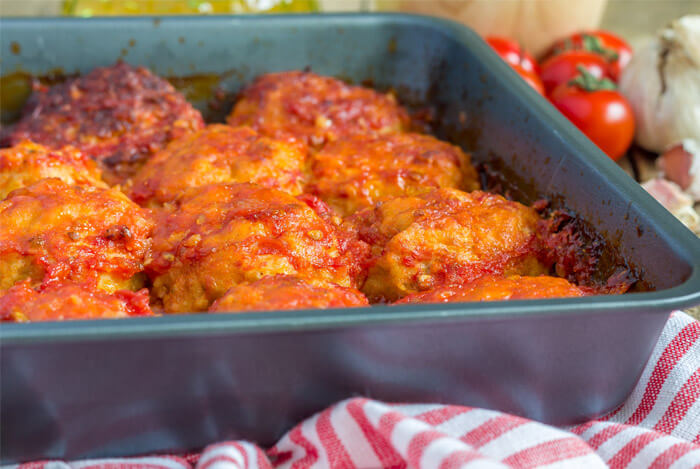 Chicken Parmesan Meatballs