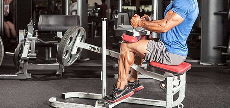 Calf raises on Leg Press Machine