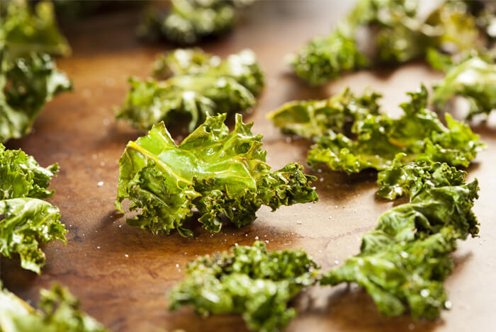 Grilled Chicken with Roasted Kale