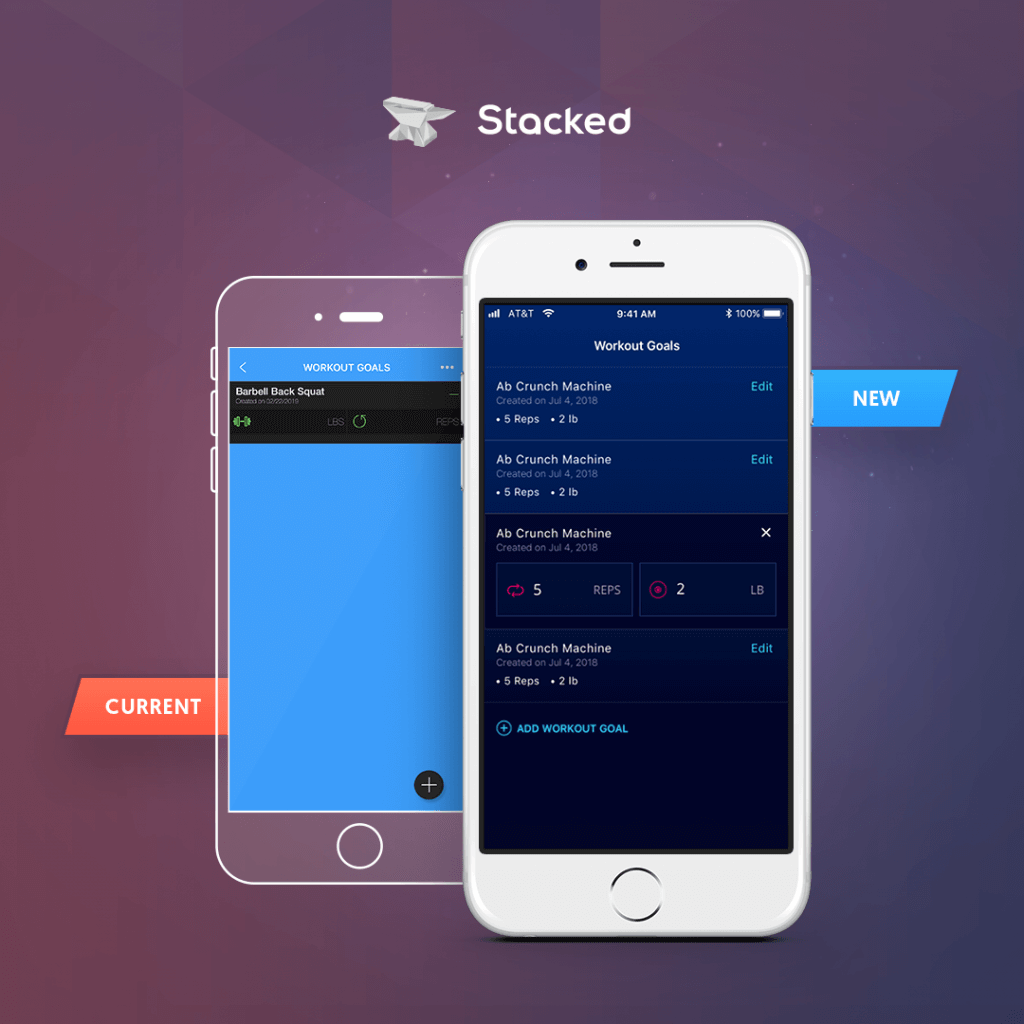 Stacked app comparison version 4