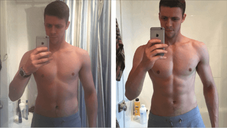 sam b before after shoulders
