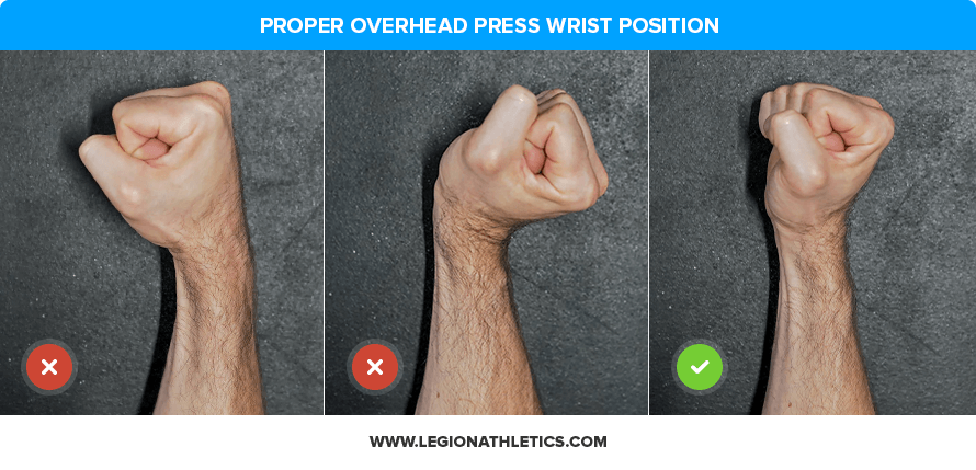 Proper Overhead Press Wrist Position
