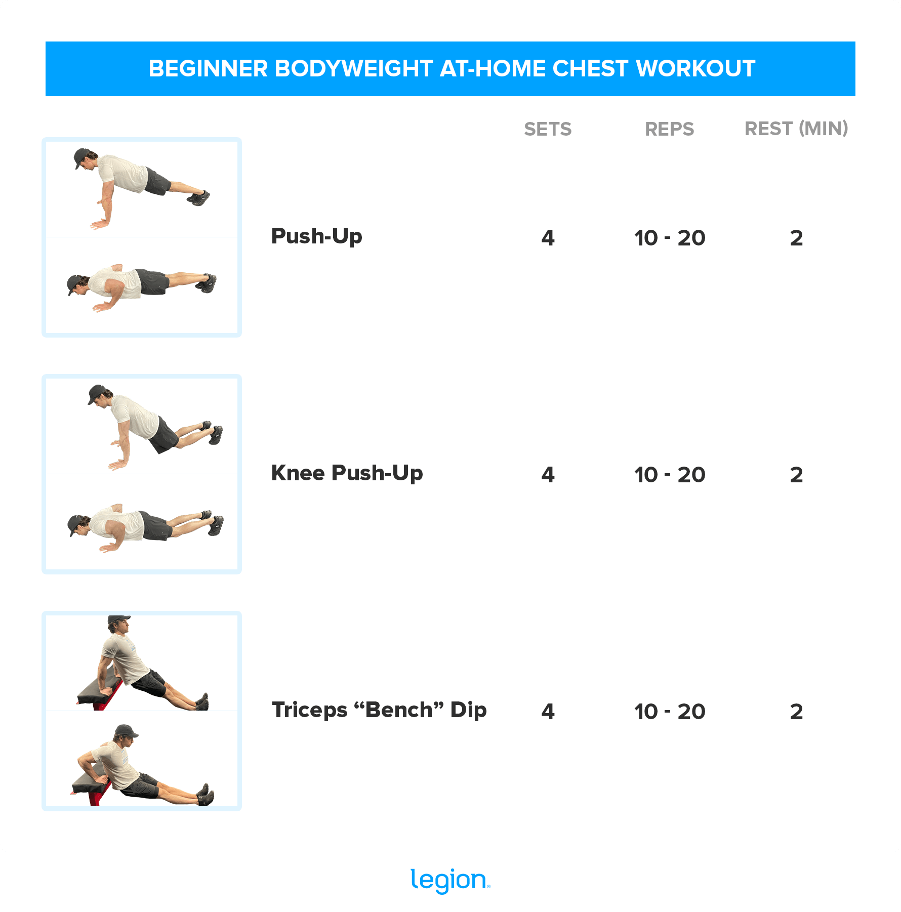 Chests Workouts at Home Growing Pecs Without a Gym Legion