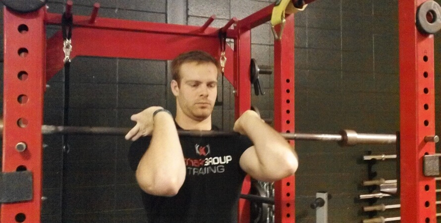 How to front squat grip