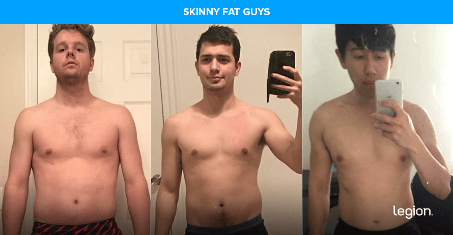 Skinny guy before and after