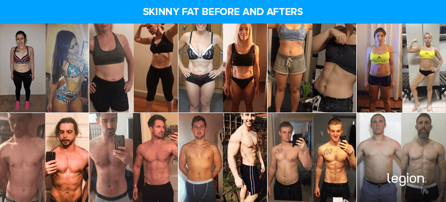 Skinny Fat Before and Afters