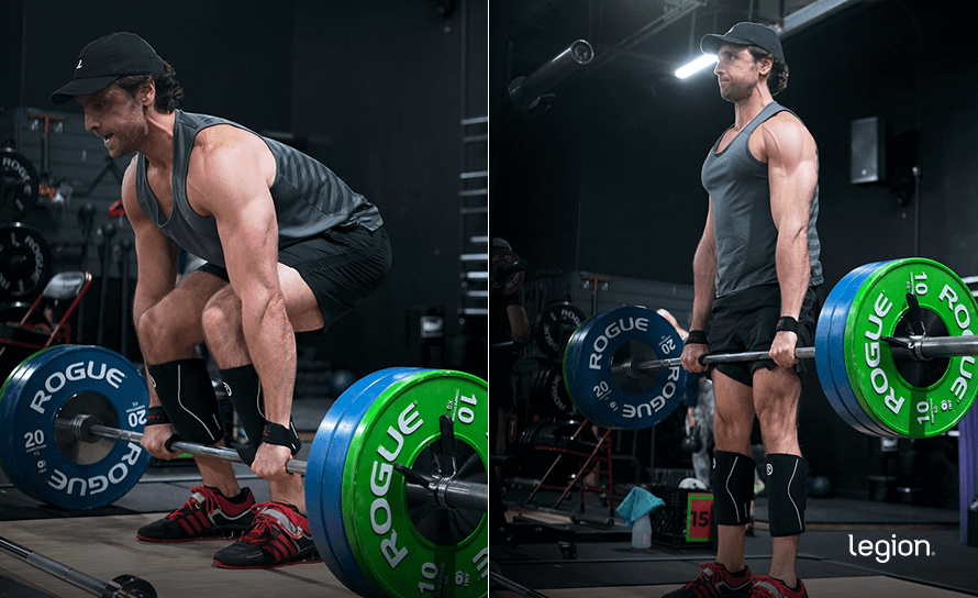 Deadlift before and after