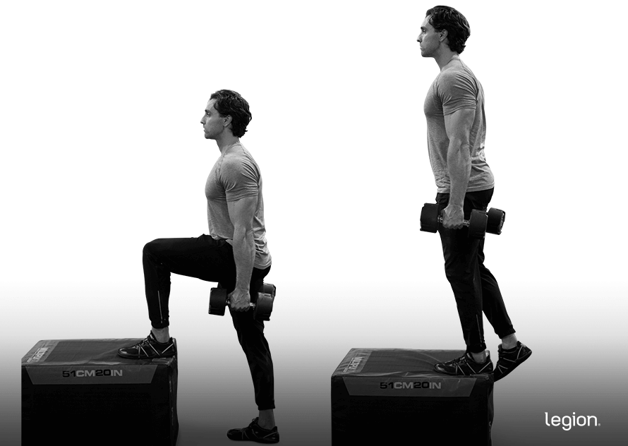 Weighted Dumbbell Step-Ups: How to Set Up Step-Ups