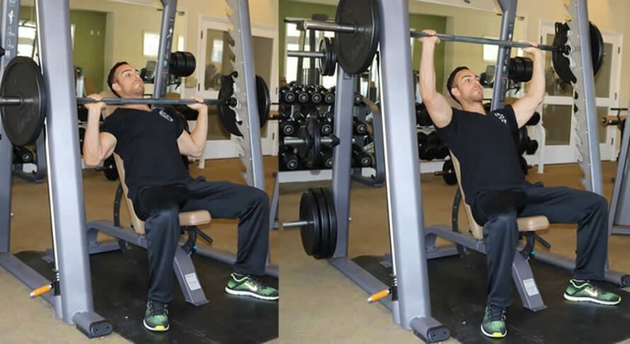 Smith Machine Overhead Press