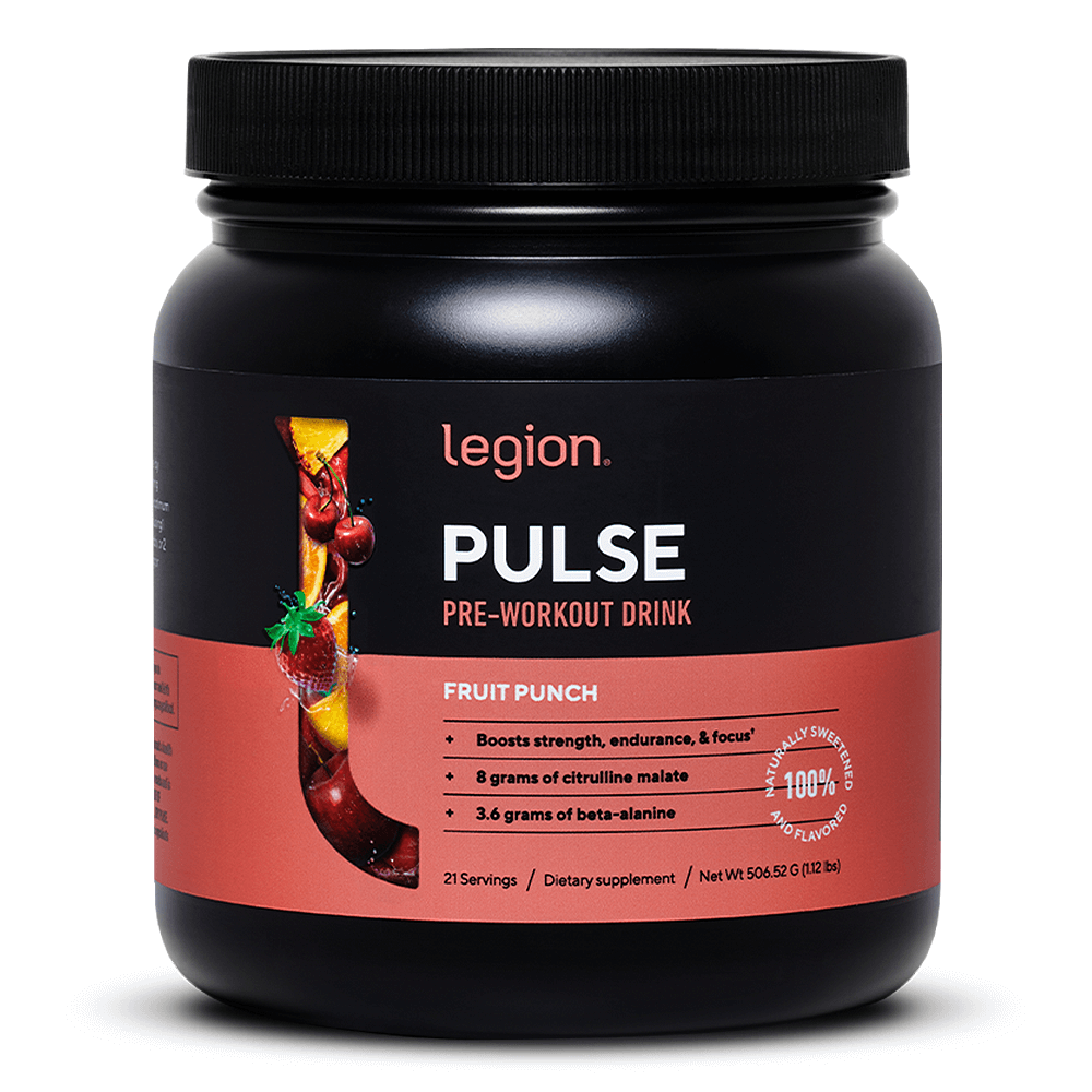 Legion Pulse Natural Pre-Workout | Strawberry Margarita | 20 Servings