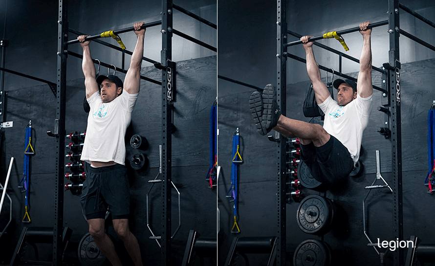 Hanging Leg Raise before after