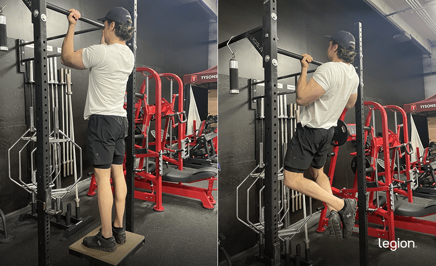 Isometric Chin-Up before after