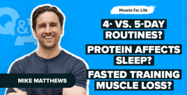 Ep. #1073: Q&A: Protein, Carb, and Creatine Timing, Fasted Training, Workout Routines (4- Vs. 5-Day), & More