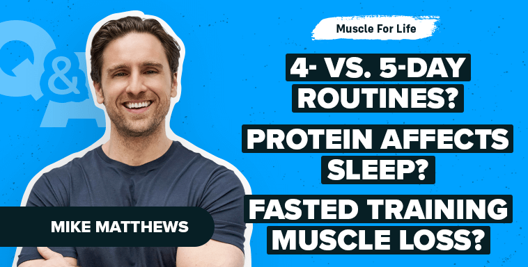 Ep. #1073: Q&A: Protein, Carb, and Creatine Timing, Fasted Coaching, Exercise Routines (4- Vs. 5-Day), & Extra