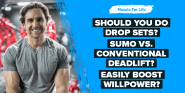 Ep. #1064: Research Review: Drop Sets, Sumo vs. Conventional Deadlift, & Mindset and Fatigue