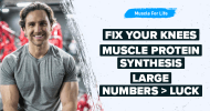 Ep. #1094: The Best of Muscle For Life: Fix Your Knees, Muscle Protein Synthesis, & Large Numbers ></noscript><img class=