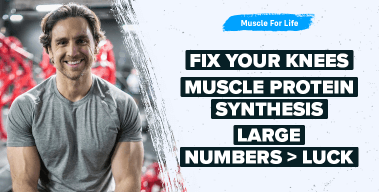 Ep. #1094: The Best of Muscle For Life: Fix Your Knees, Muscle Protein Synthesis, & Large Numbers ></noscript><img width=