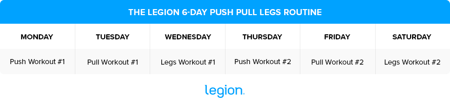 6-Day Push Pull Legs Routine