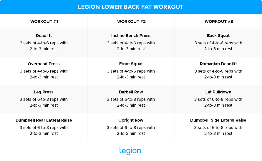 Lower Back Fat Workout