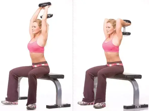 Dumbbell Overhead Triceps Extension