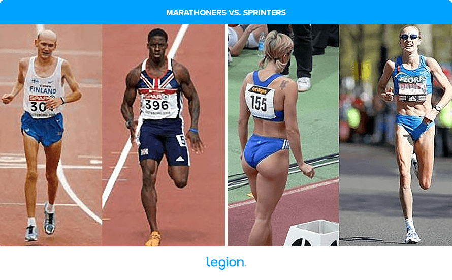 Marathoners vs. Sprinters